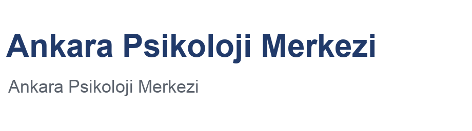 Ankara Psikoloji Merkezi